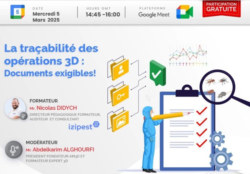Webinar du 5 mars 2025 – Ramadan Series : La traçabilité des opérations 3D